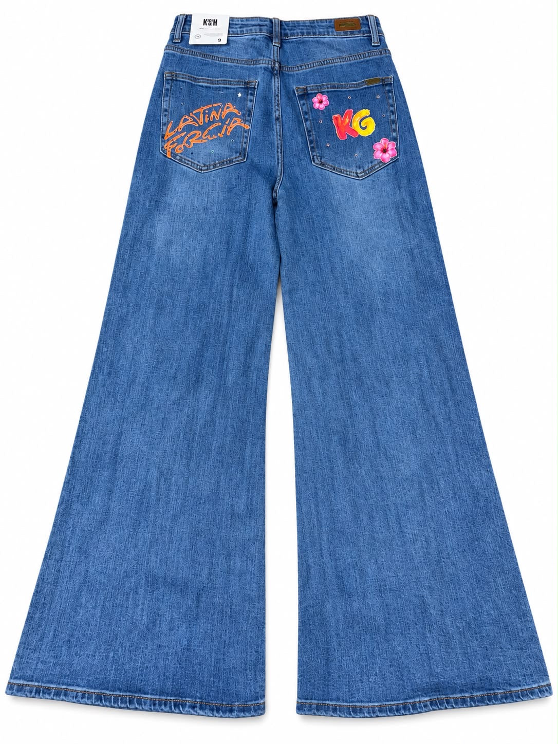 Pantalón estampado Karol G wide leg