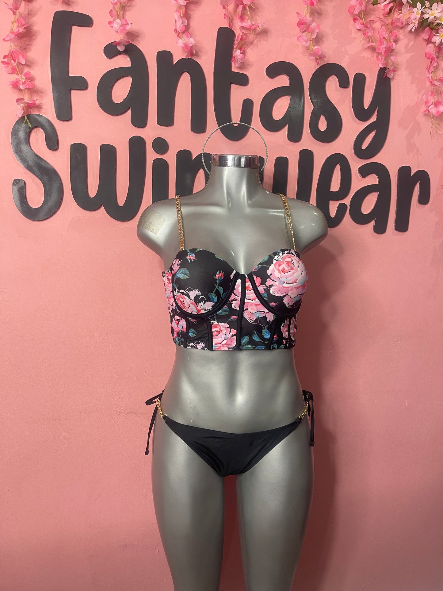 Bikini azucena de flores