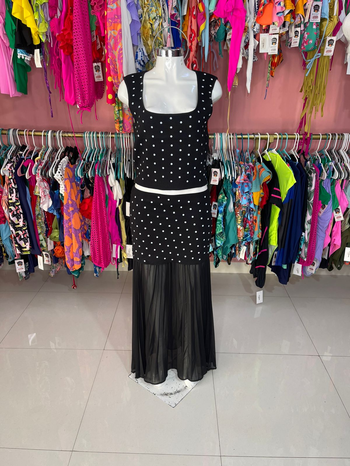 Conjunto polka dots