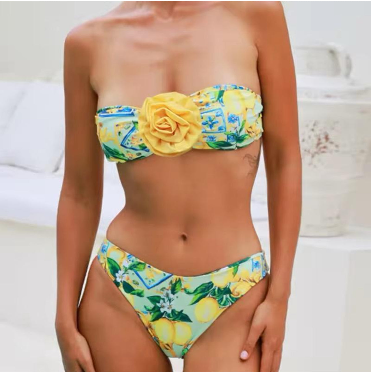 Iliana Yellow bikini