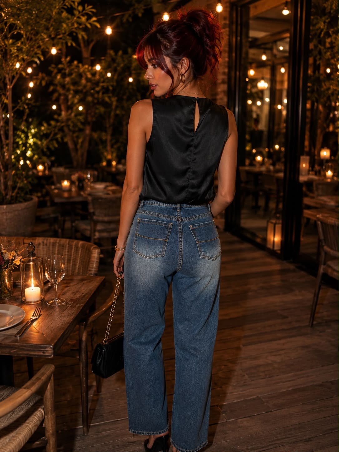 Blusa Fany negra