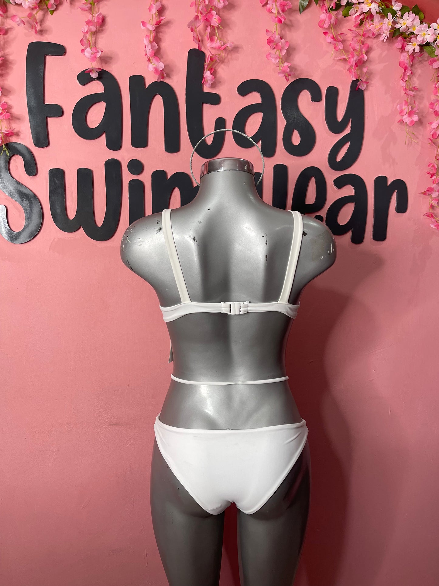 Bikini listones blanco