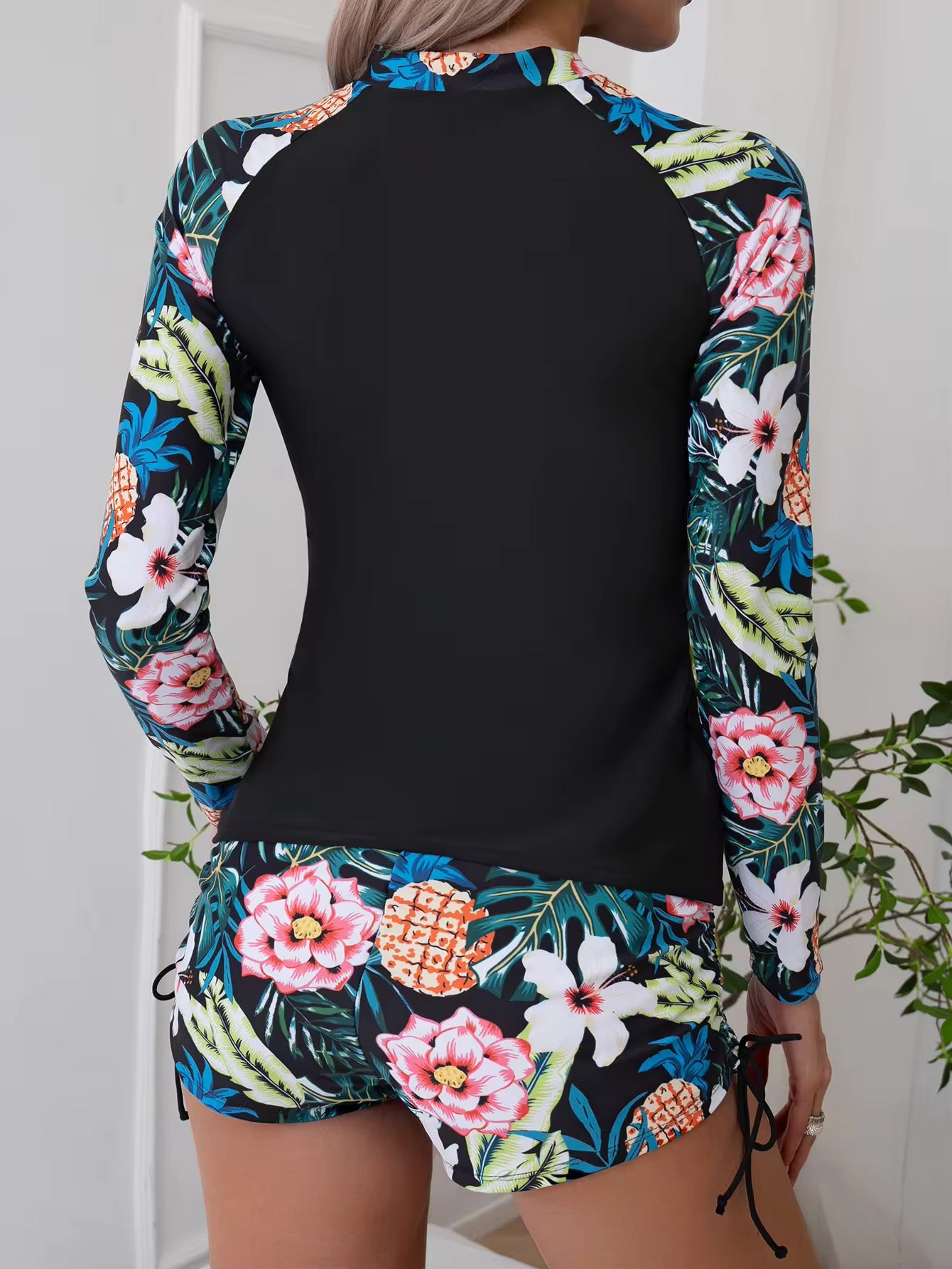 Mary Manga larga 2 piezas con short