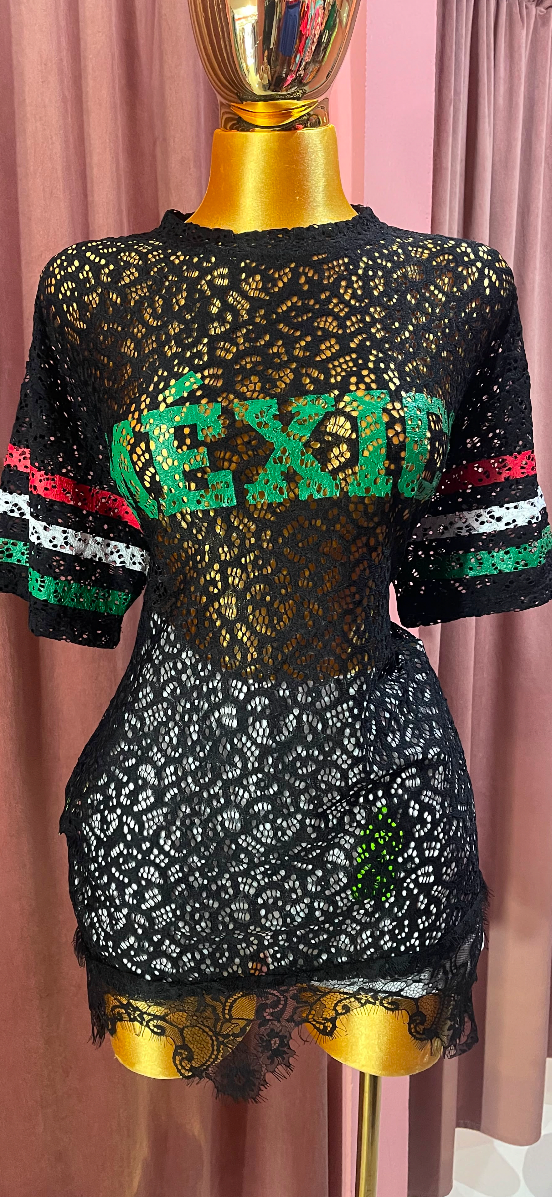Blusa Mexicana Glam Negro