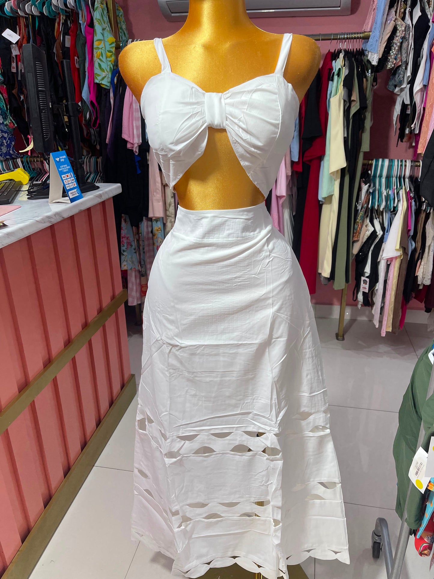 Set aura blanco