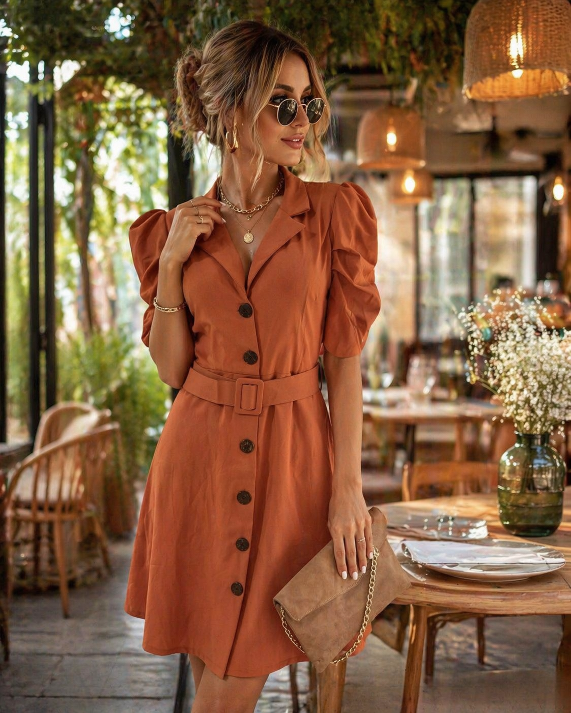 Vestido naranja