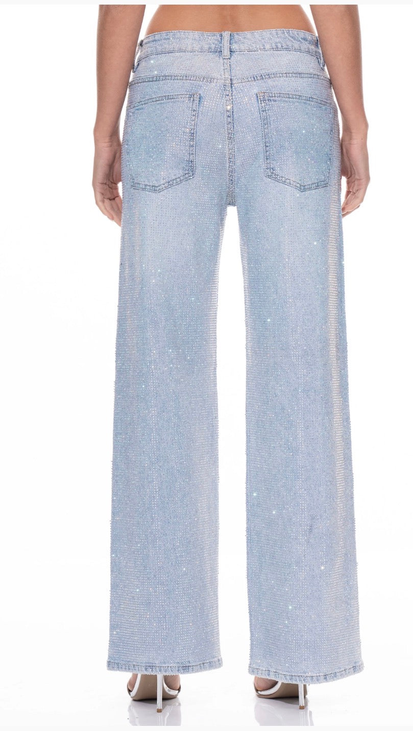 Pantalón to much of brillos