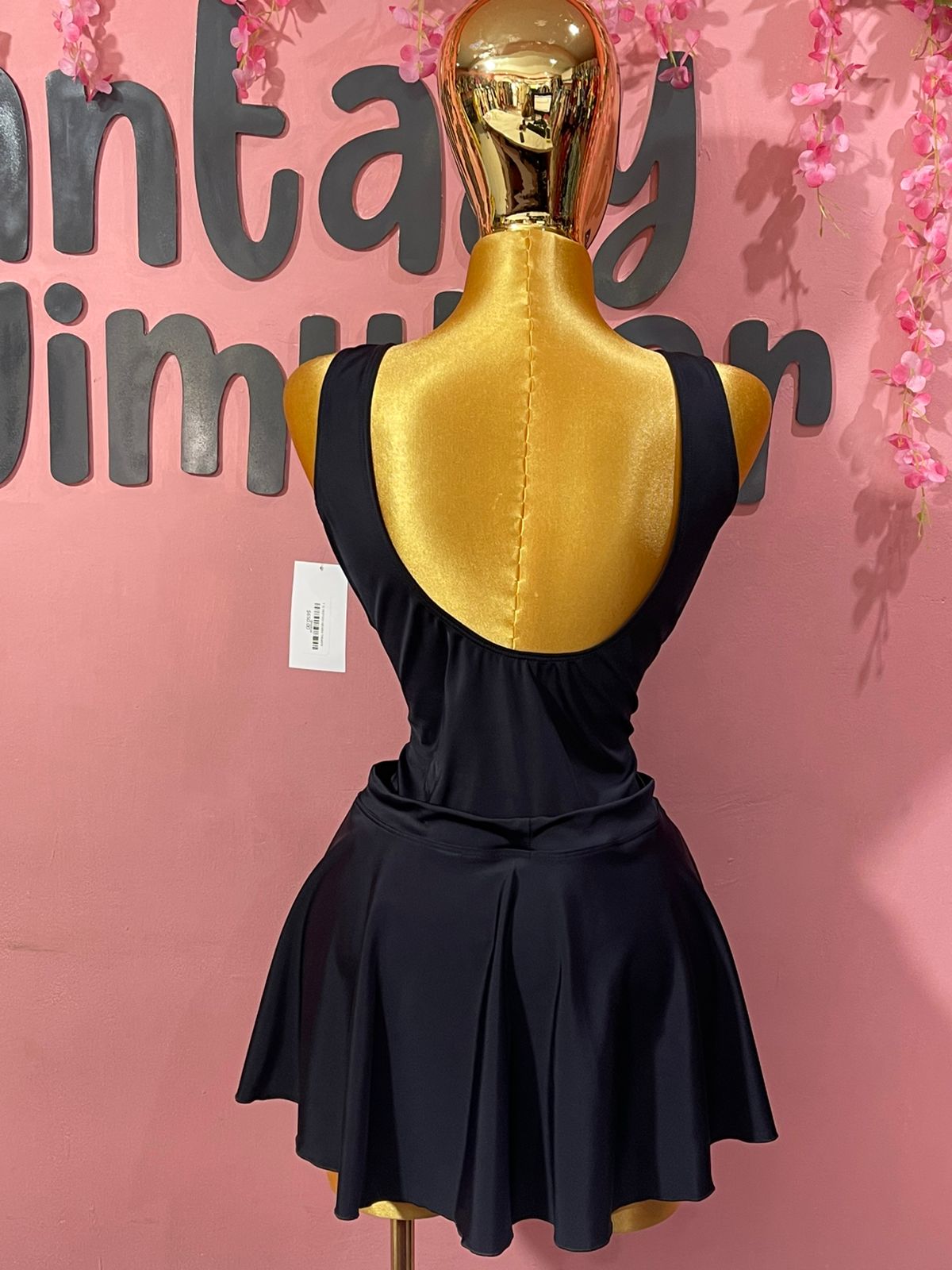Vestido Negro Tirantes
