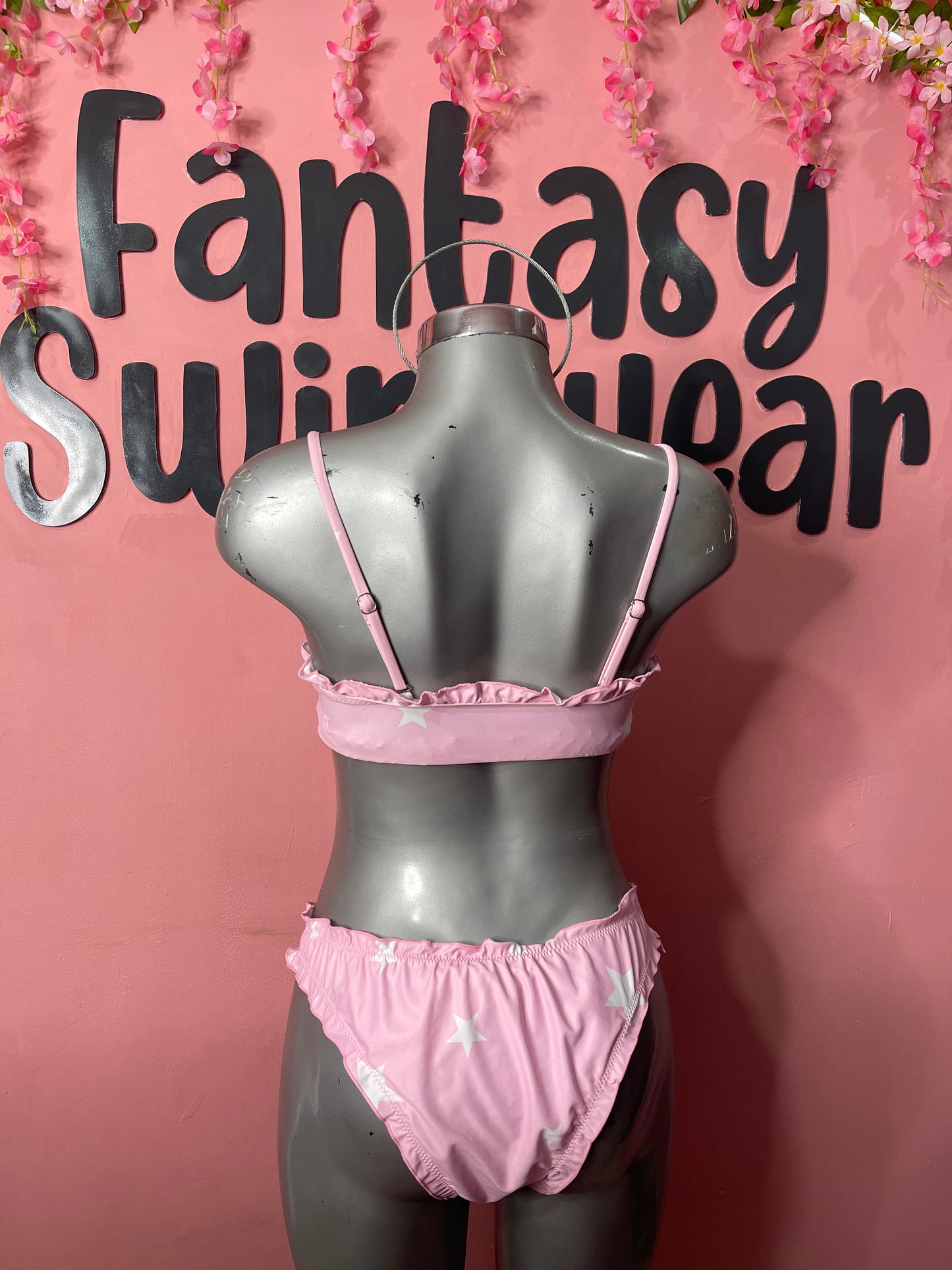 Bikini rosa c/estrellas