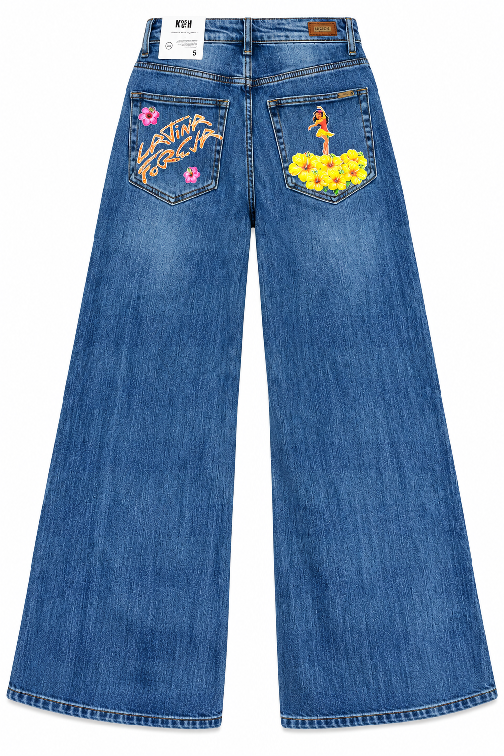 Pantalón estampado Karol G wide leg