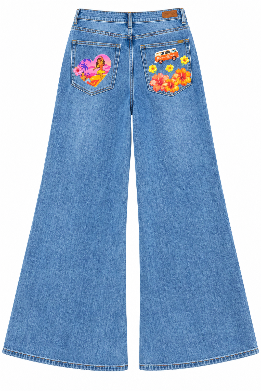 Pantalón estampado Karol G wide leg