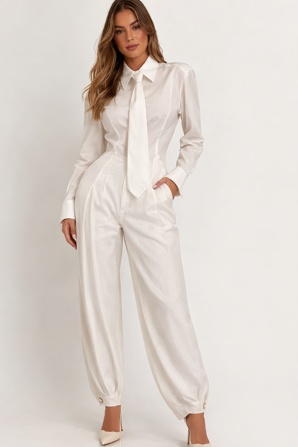 Camisa vestir blanca