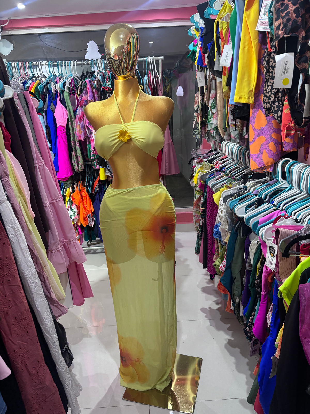 Pineapple bikini amarillo