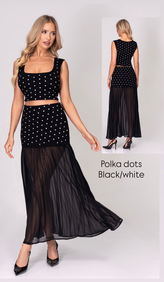 Conjunto polka dots