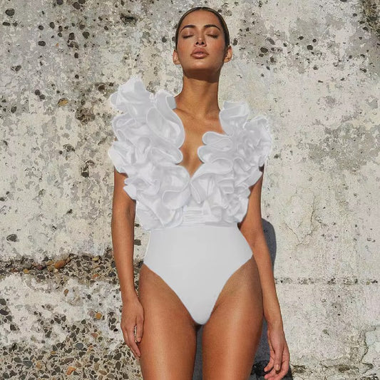 Rocio blanco escote entero