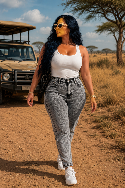 Blusa de tirantes lisa