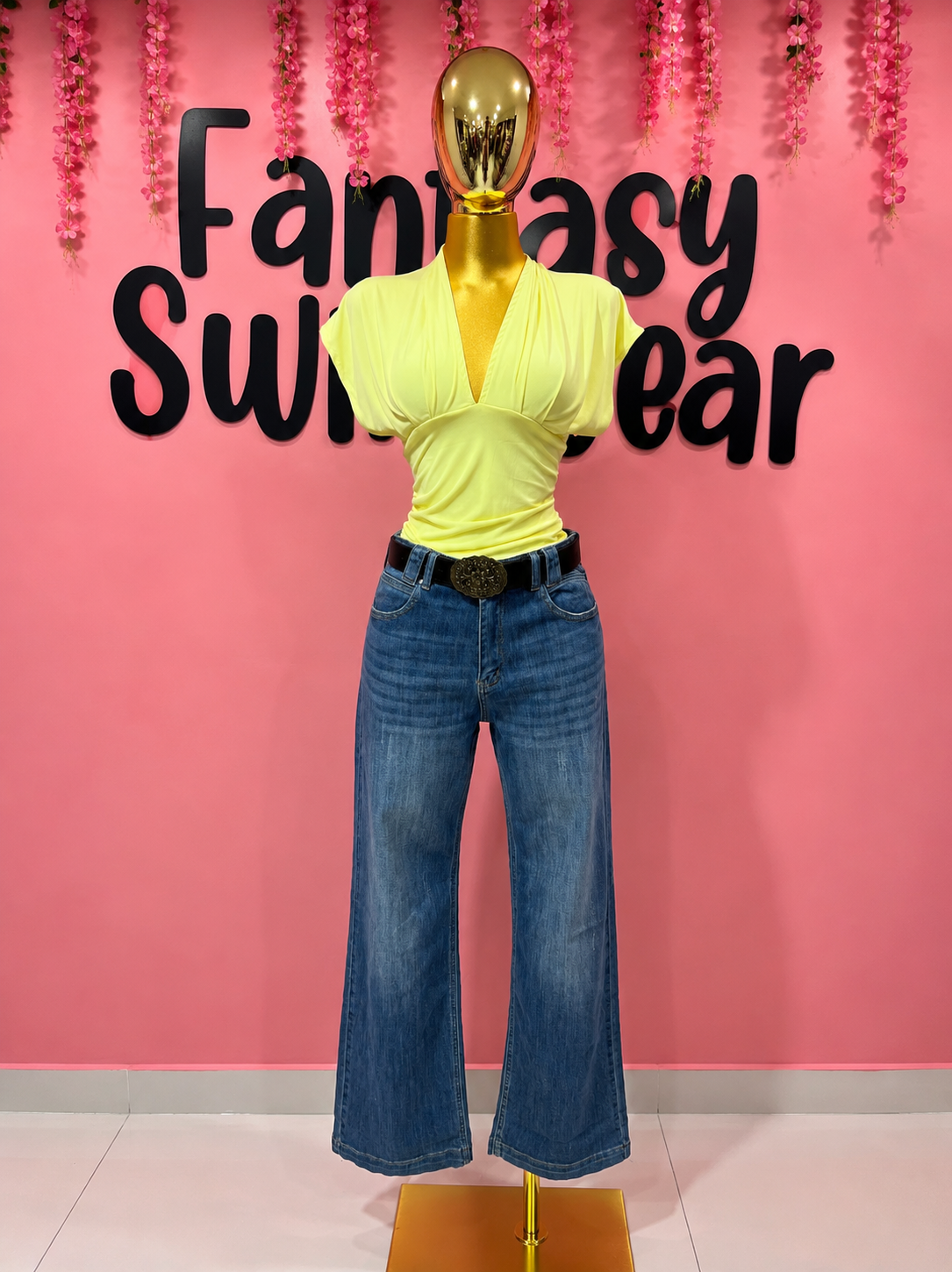 Pantalón kosh wide leg obscuro