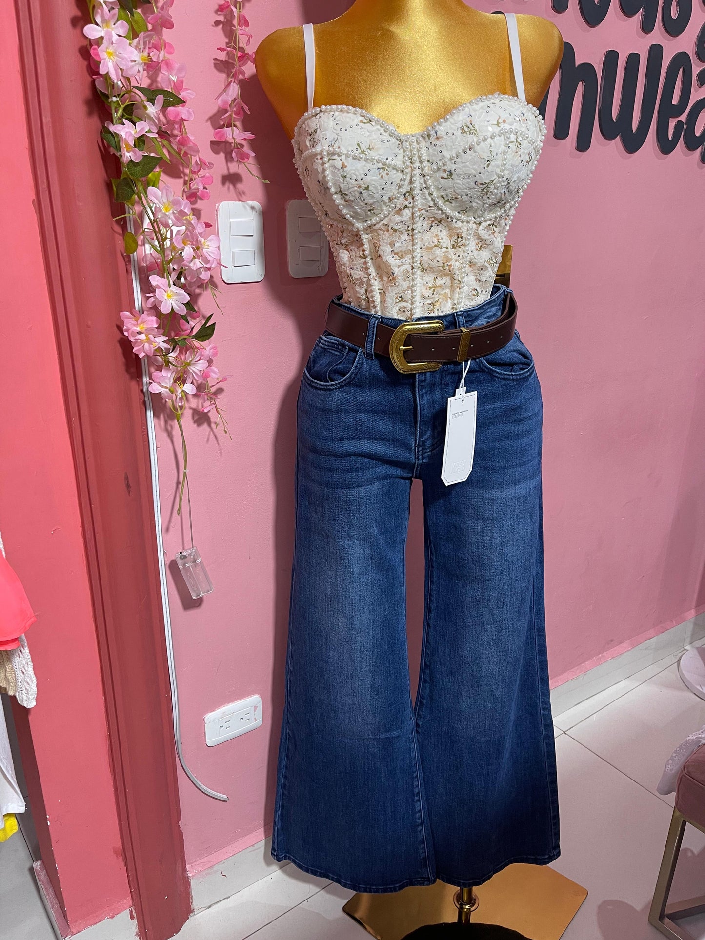 Pantalón kosh wide leg