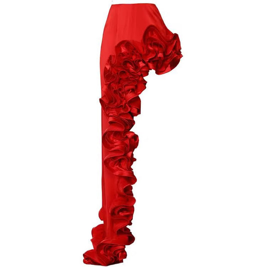 Falda florens roja