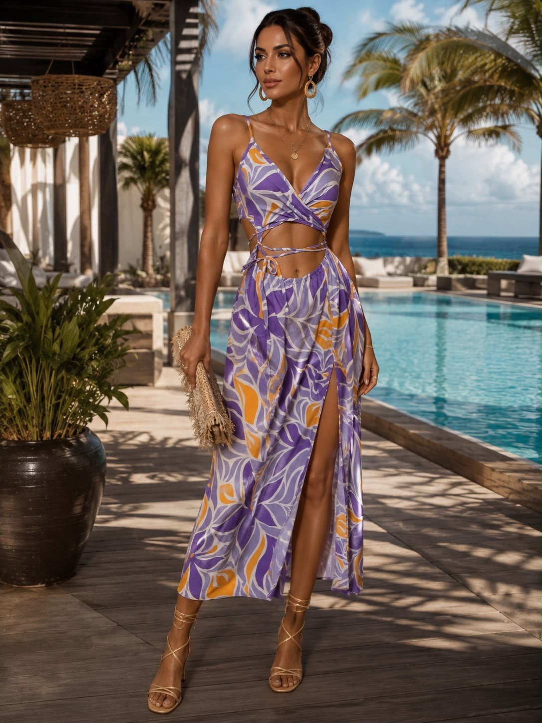 Vestido Capri morado
