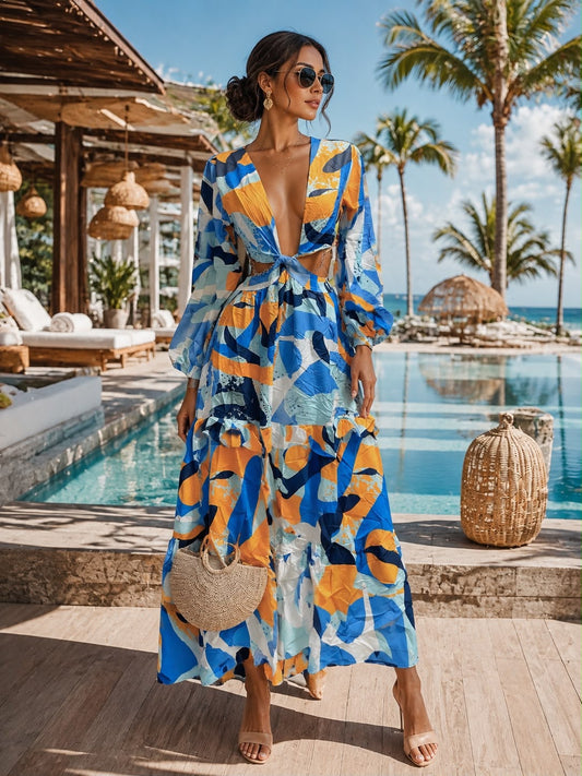 Vestido Amalfi azul