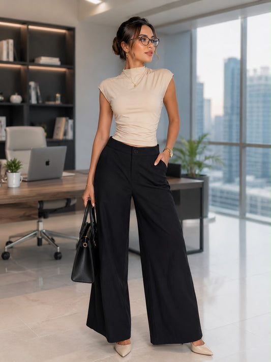 Pantalon de vestir negro