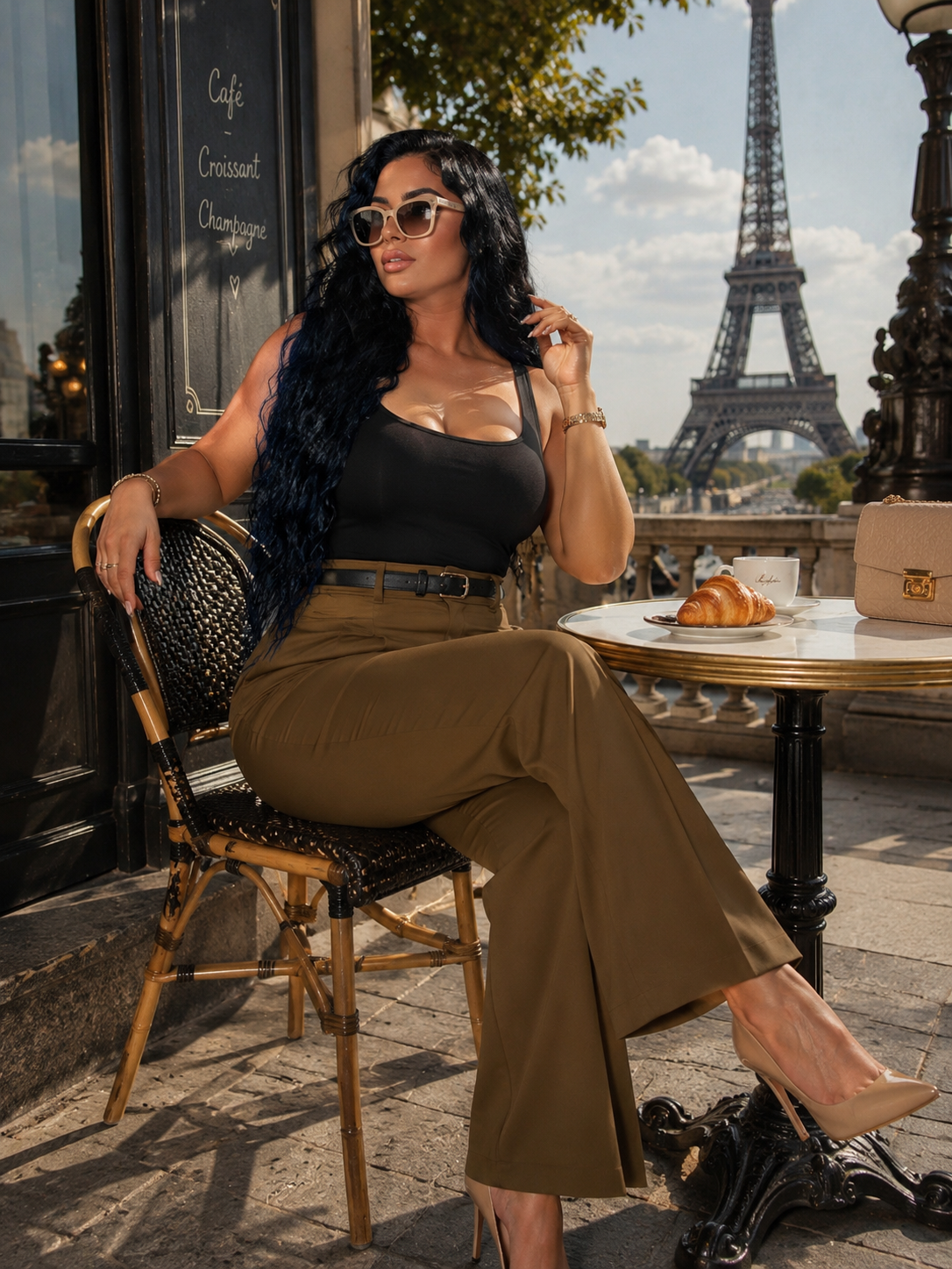 Pantalón café