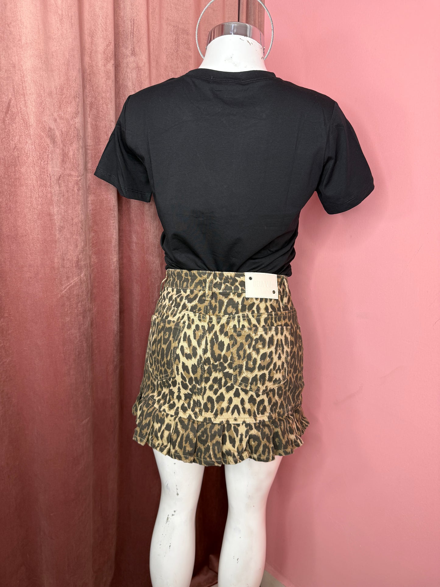 Falda animal print