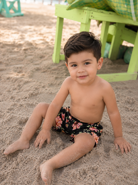 Santorini short niño