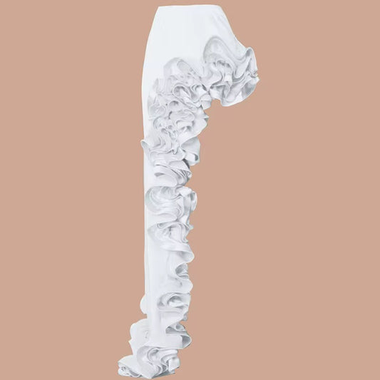 Falda florens blanca