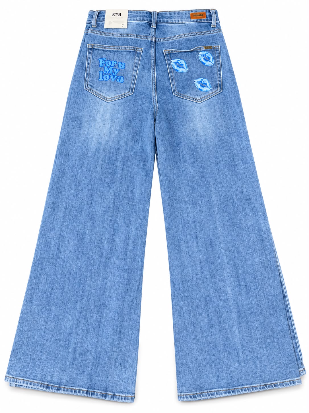 Pantalón estampado Karol G wide leg