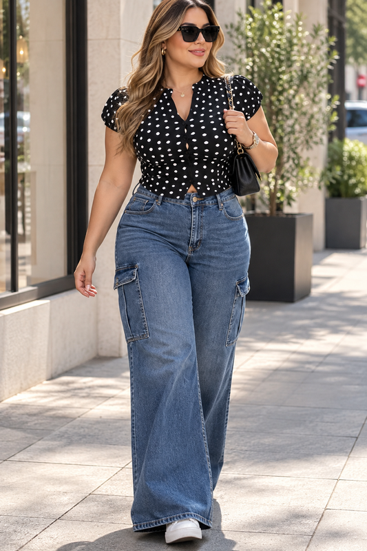Pantalón cargo kosh curvy