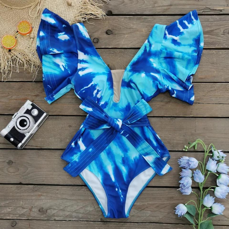 Yucatan tie dye azul