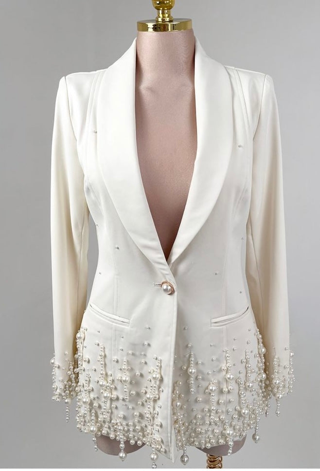 Blazer perlas