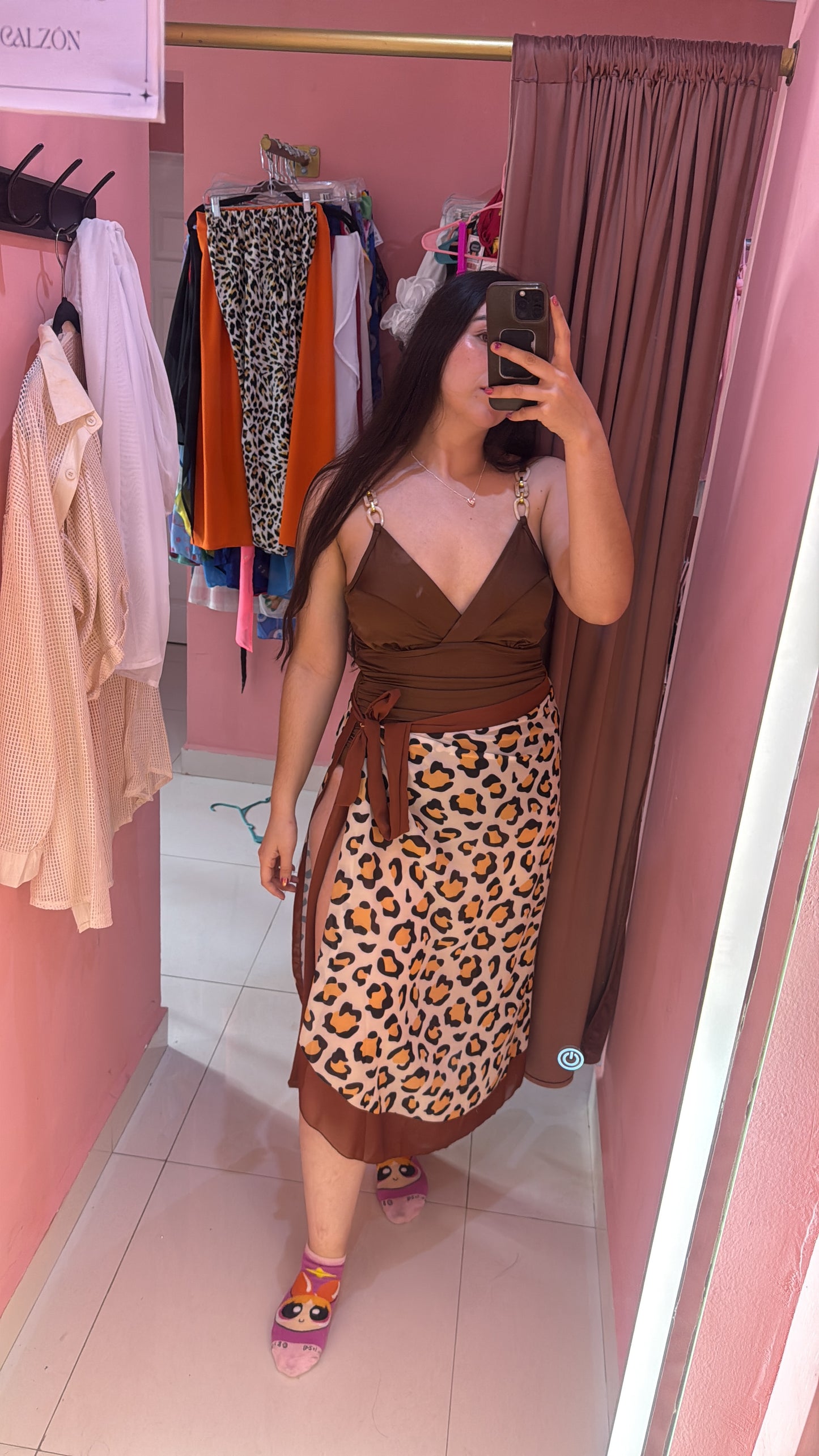 Falda unitalla animal print