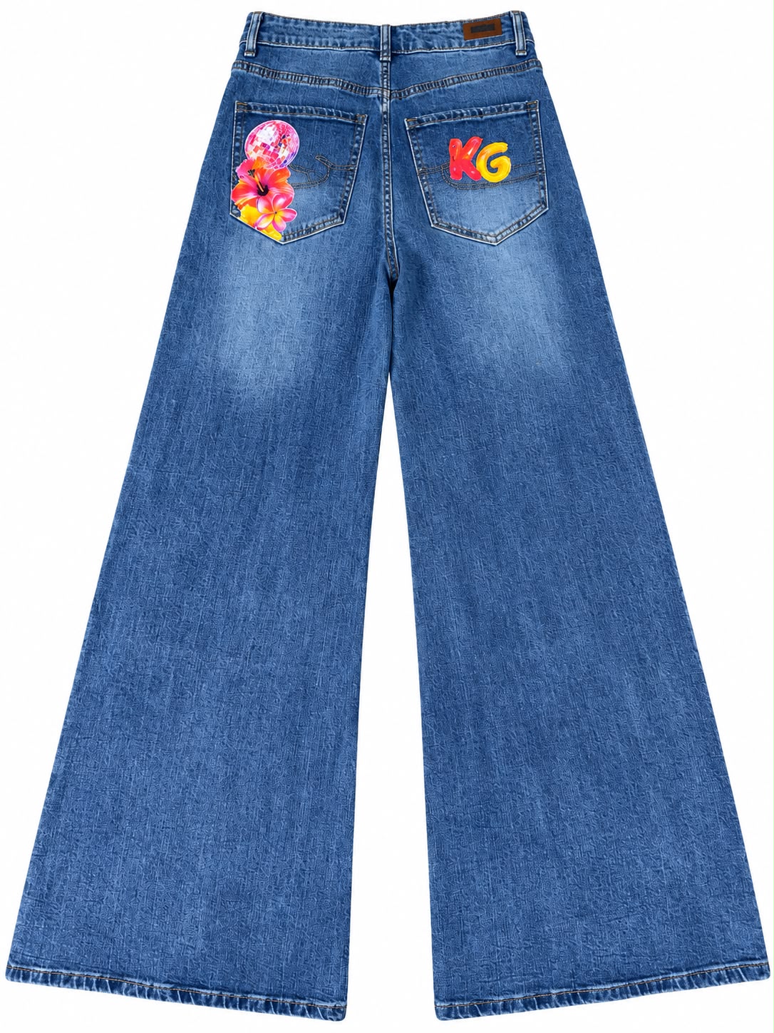 Pantalón estampado Karol G wide leg