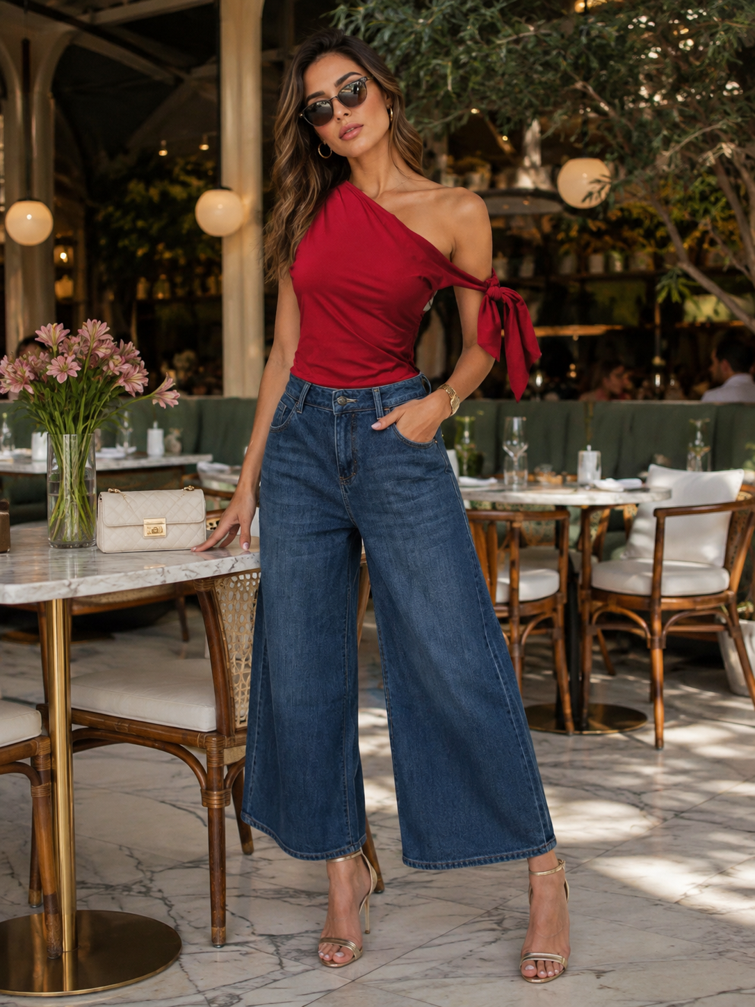 Top Ruby one shoulder