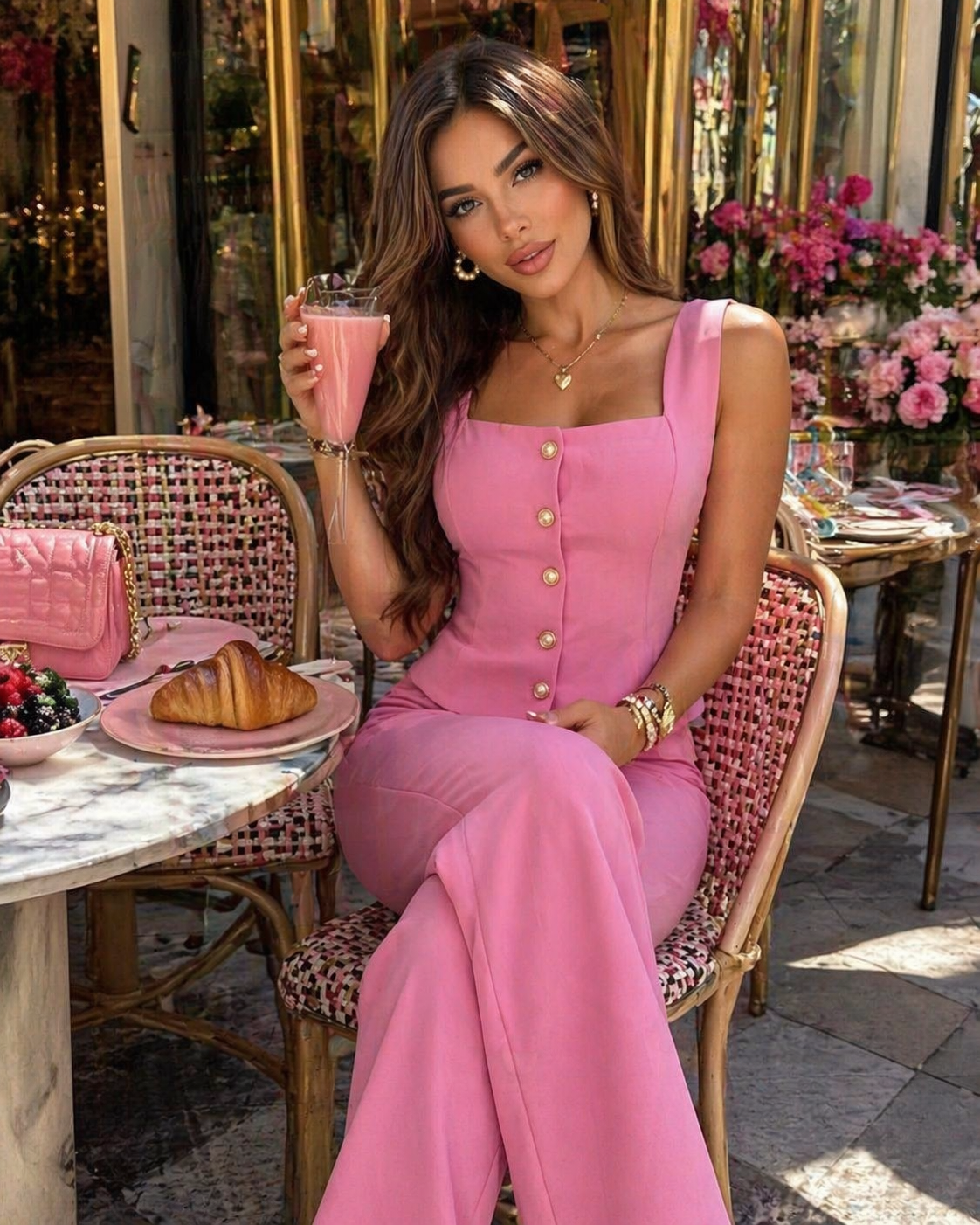 Set Barbie rosa