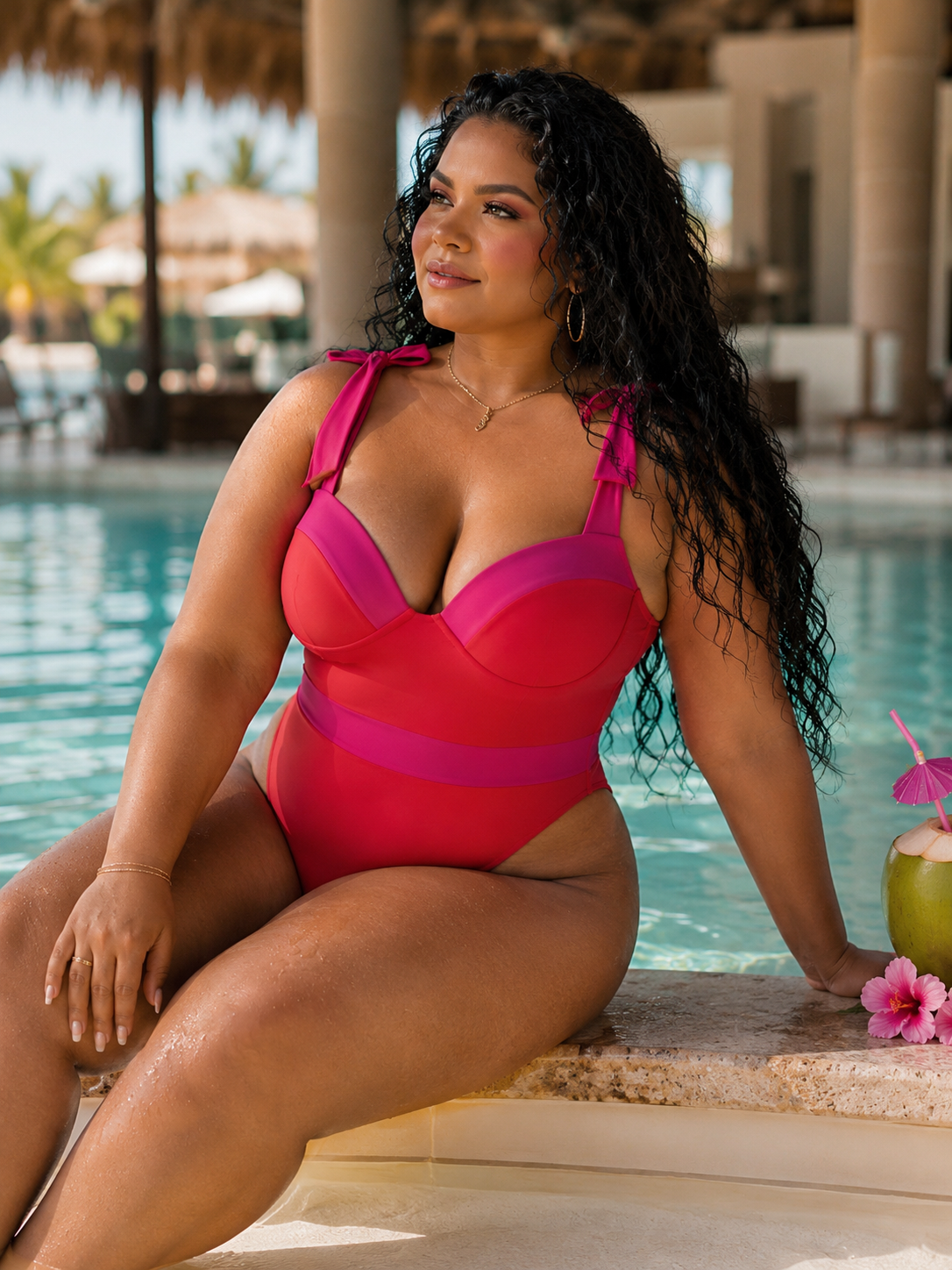 Barbie red pink set