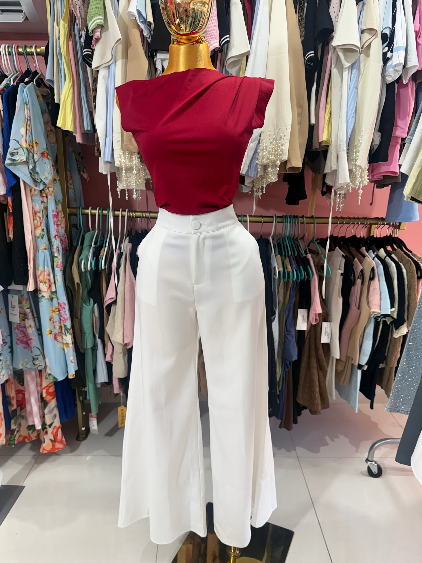 Body con pliegues