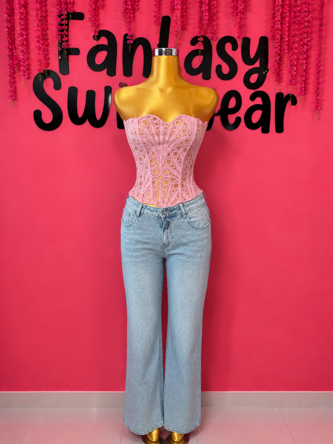 Corset rosa