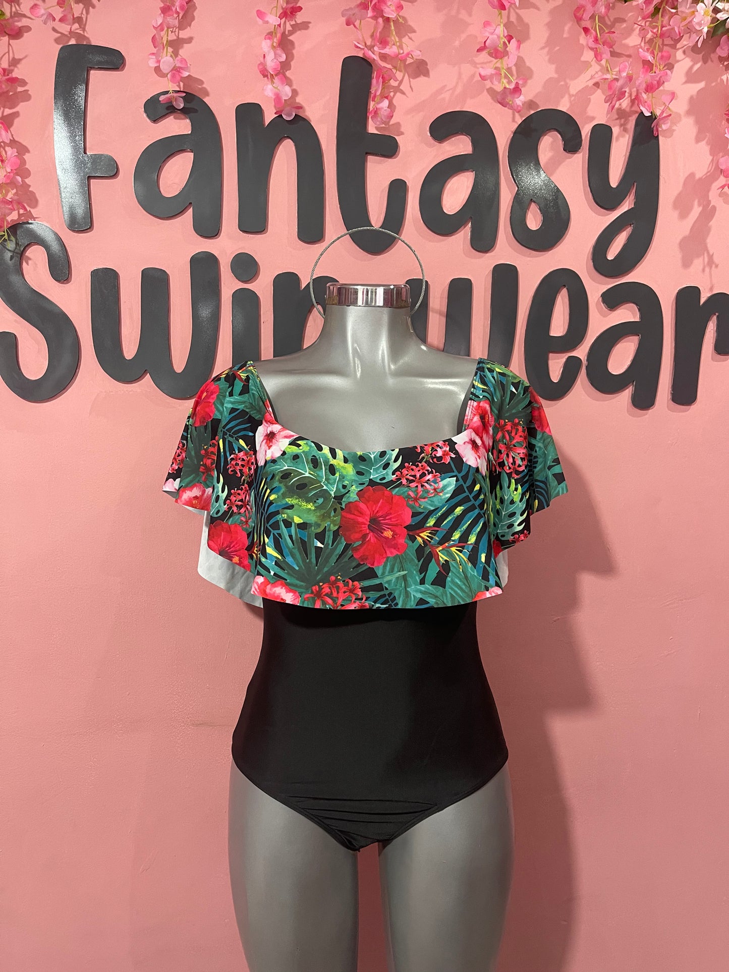 Campesino flores rojas