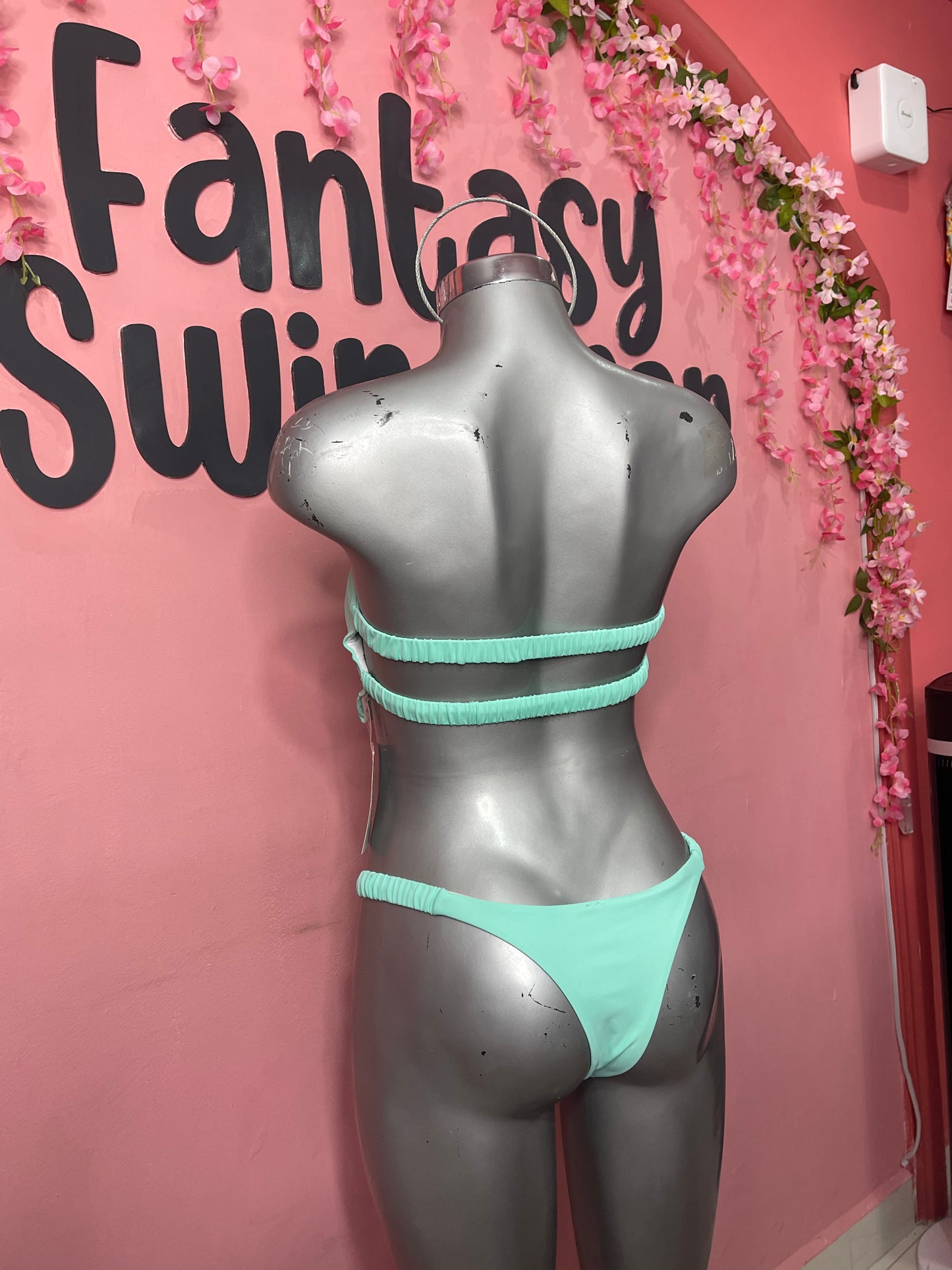 Bikini straple aqua