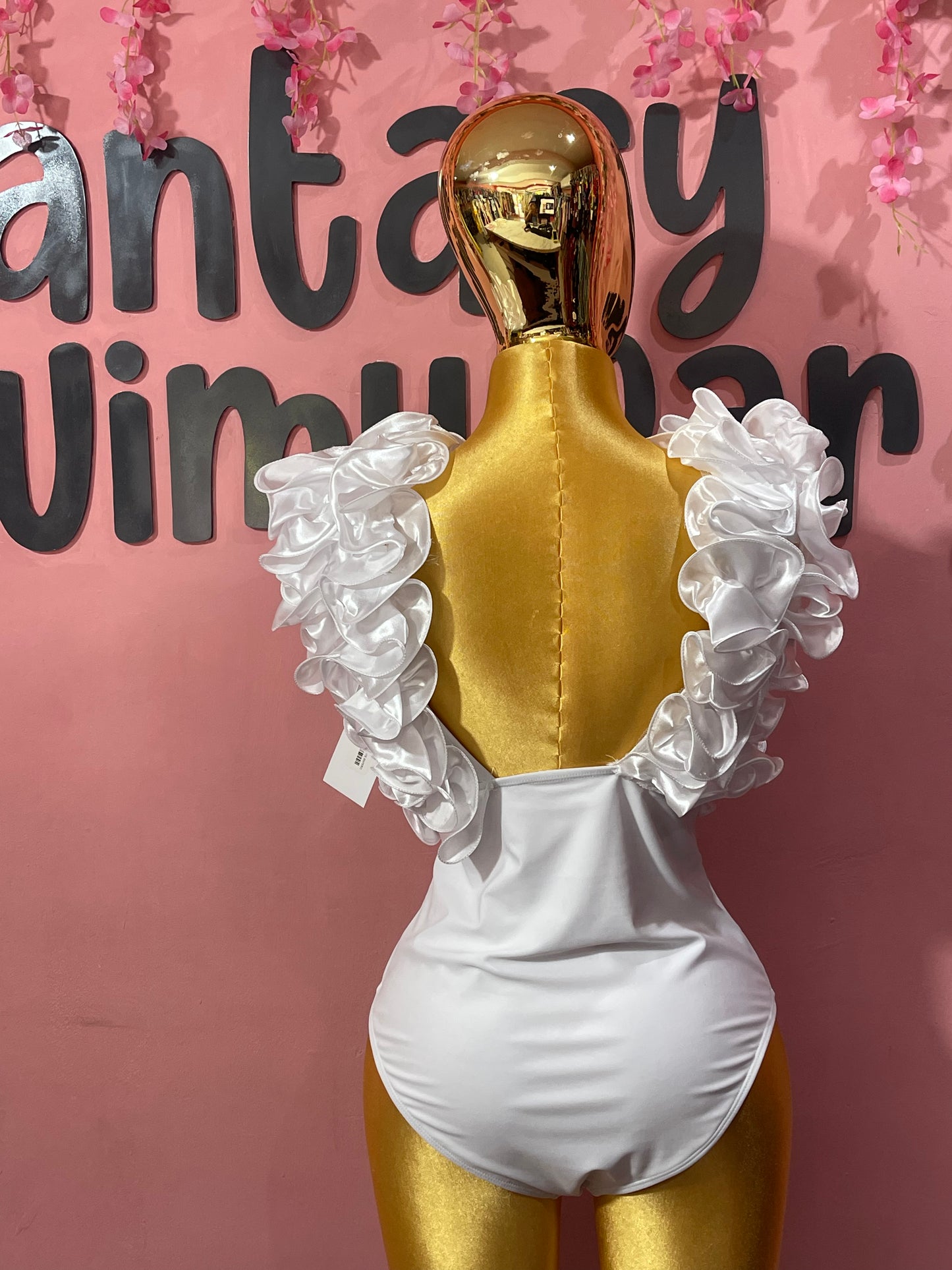 Rocio blanco escote entero