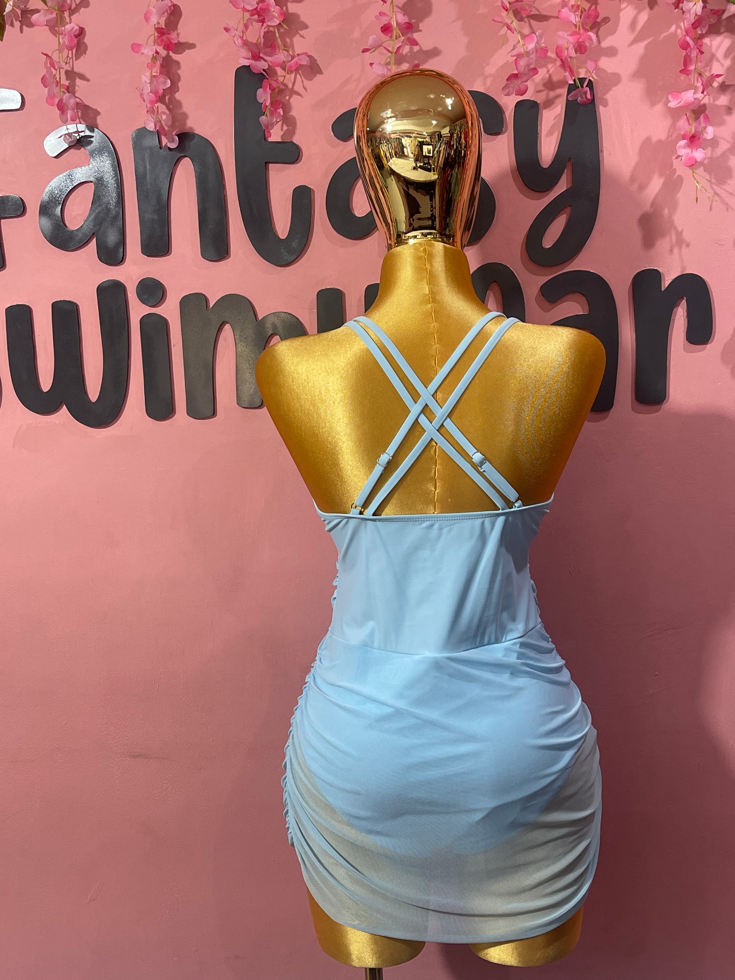 Edna vestido celeste