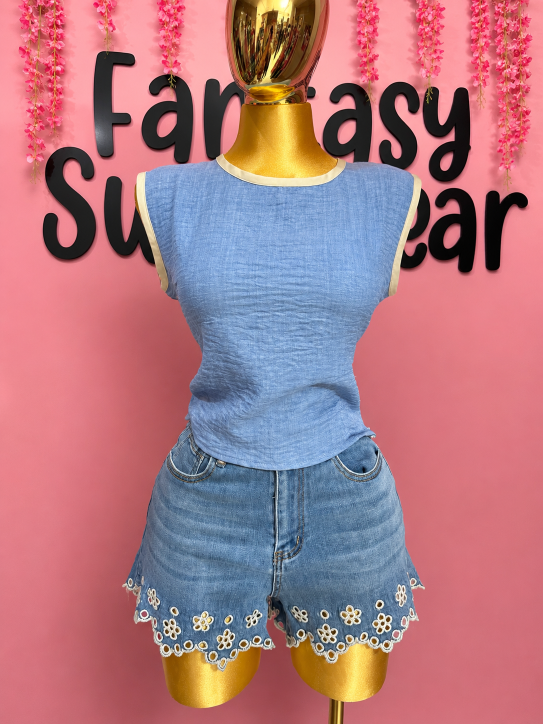 Blusa celeste