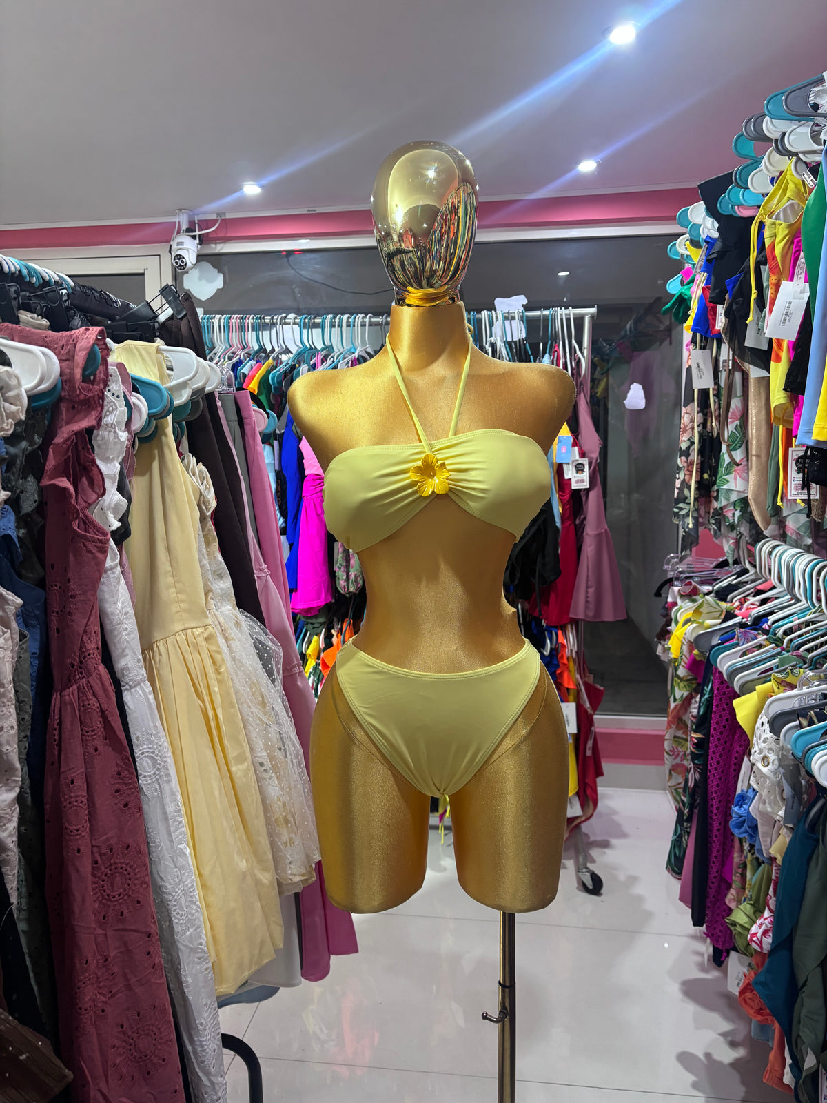 Pineapple bikini amarillo