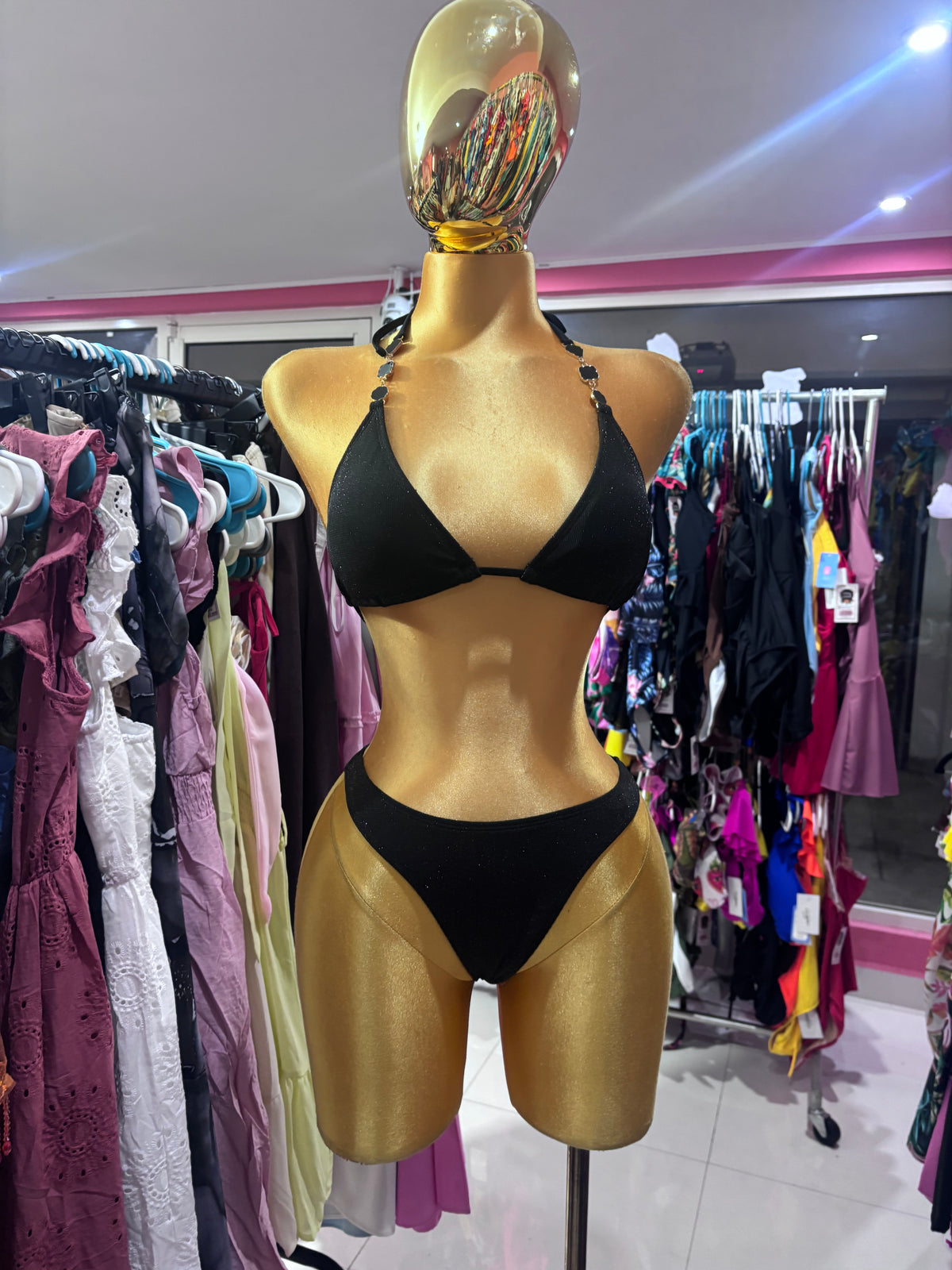 Gatubela bikini negro